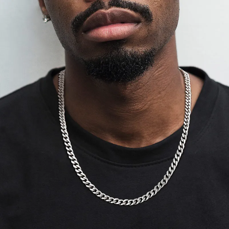 Sturdy Cuban Chain Necklace for Men 5/7/9/12MM Width sold by FaithHeart