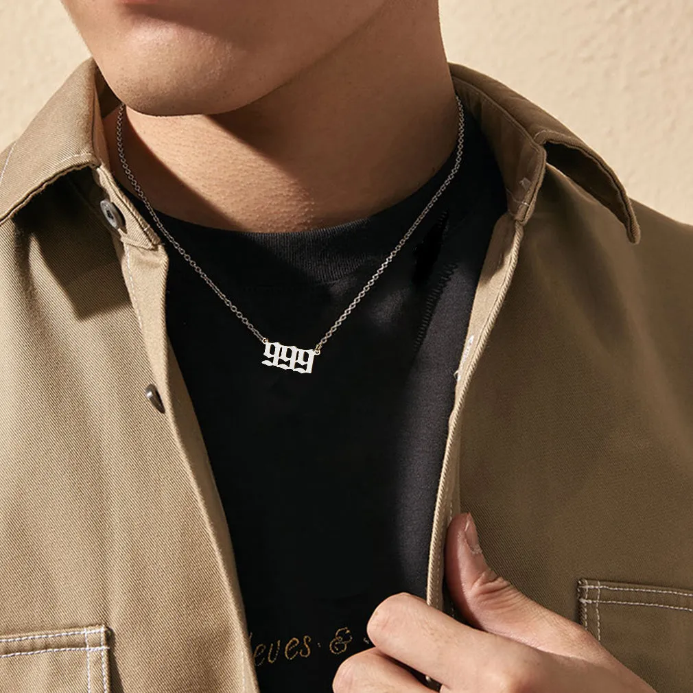 Personalized Angel Number Necklace for Women Men sold by FaithHeart product image thumbnail 5