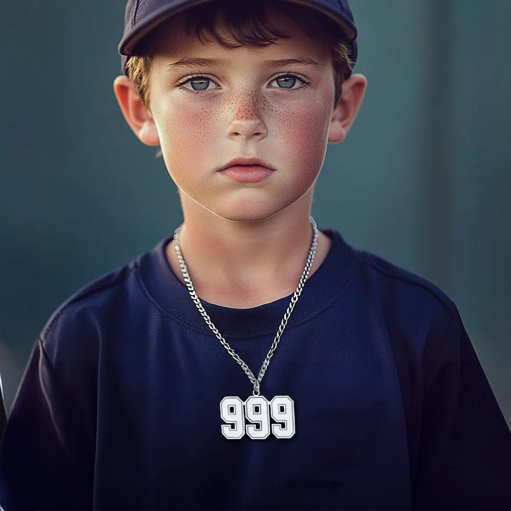 Personalized Sports Jersey Number Chain Necklace for Men Sport Fans sold by FaithHeart product image thumbnail 3