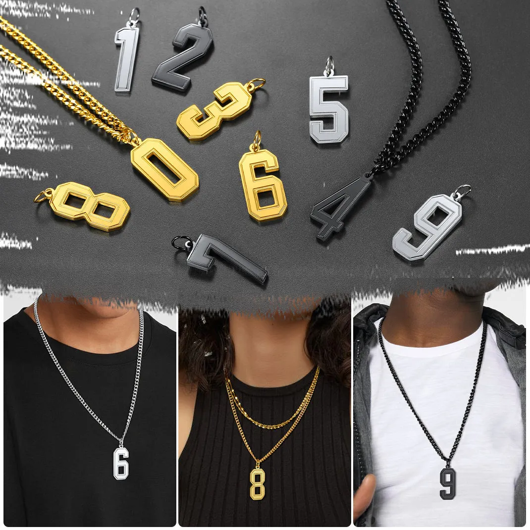 Personalized Sports Jersey Number Chain Necklace for Men Sport Fans sold by FaithHeart product image thumbnail 5