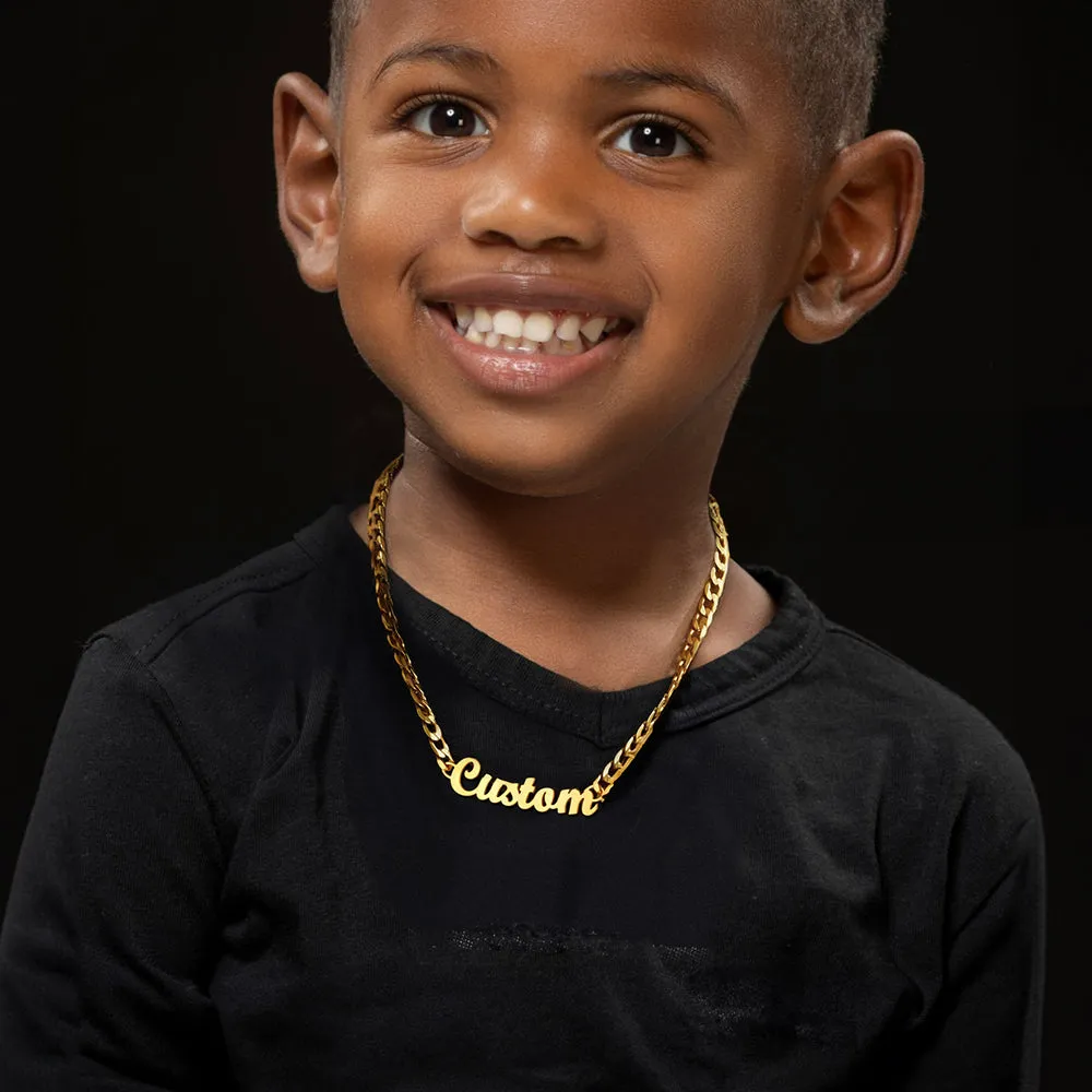 Custom Nameplate Choker Chain Necklace for Men Women 18 Inch sold by FaithHeart product image thumbnail 4