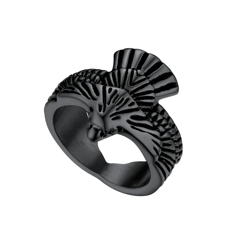 Flash Sale Vintage Hawk Open Adjustable Ring for Men sold by FaithHeart
