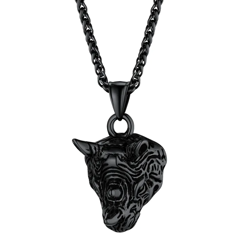 Flash Sale Gothic Rhinoceros Pendant Men Necklace sold by FaithHeart