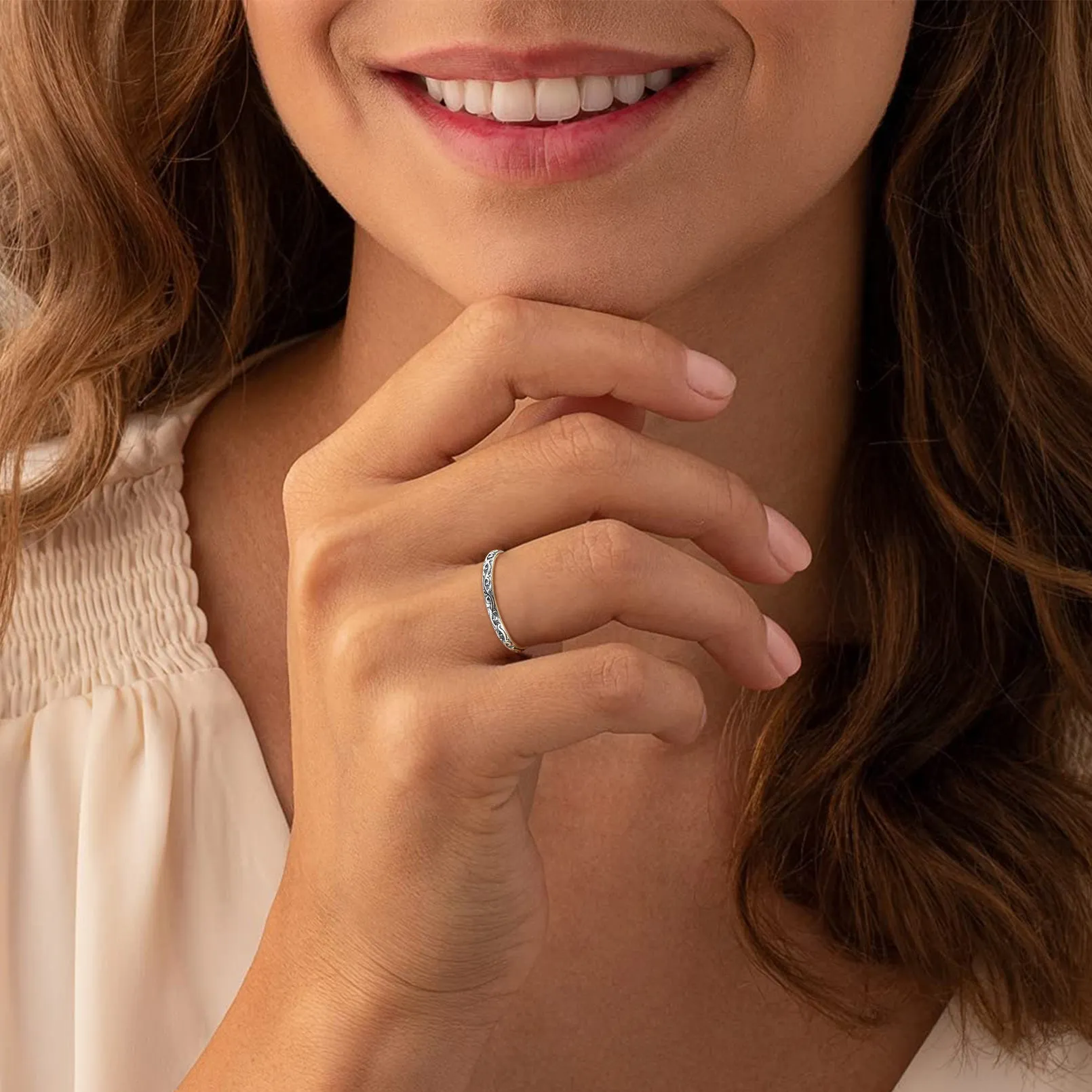 Sterling Silver Celtic Knot Ring for Women sold by FaithHeart product image thumbnail 2