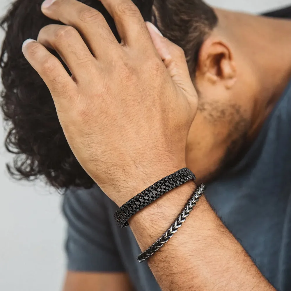 Chunky Watch Strap Link Chain Bracelet for Men sold by FaithHeart product image thumbnail 2