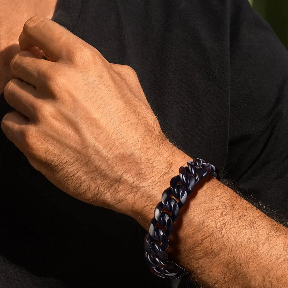 Stainless Steel Cuban Link Curb Bracelet for Men sold by FaithHeart product image thumbnail 3