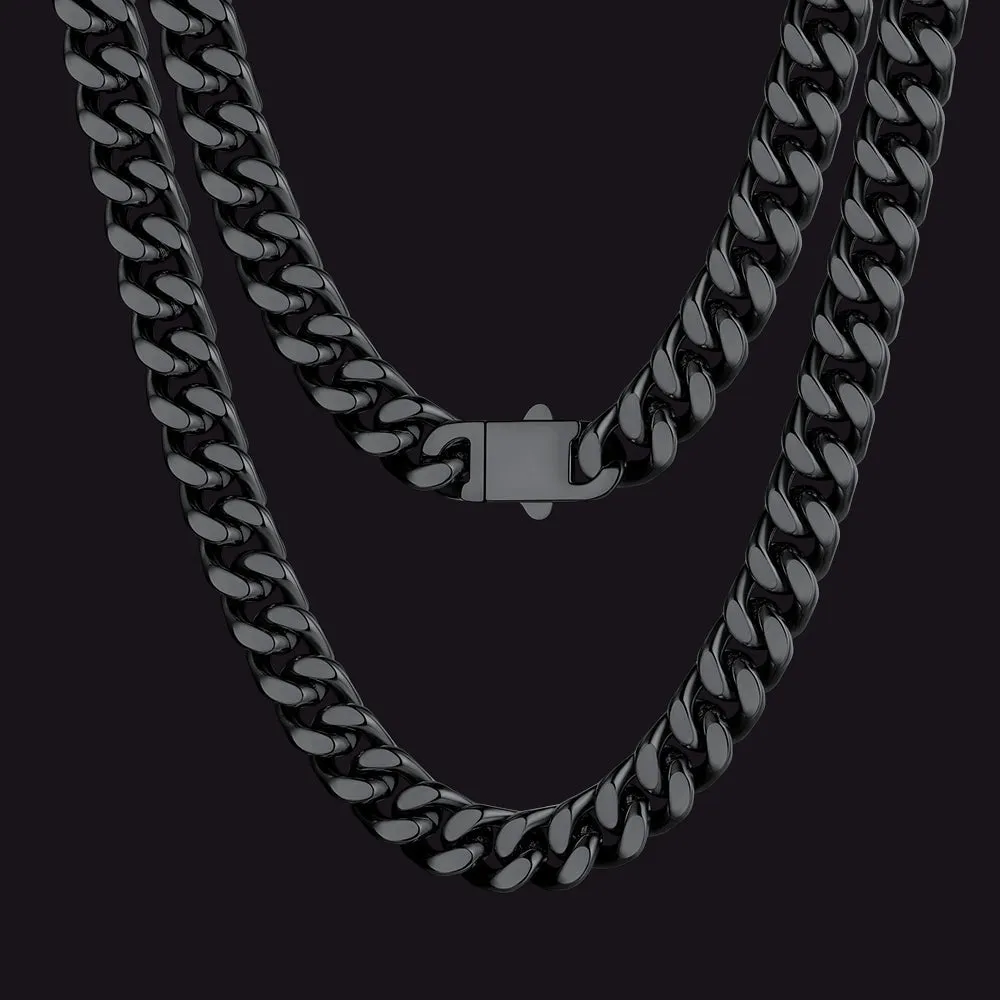 Miami Cuban Link Chain Necklace 5/7/9/12 MM Chain for Men sold by FaithHeart