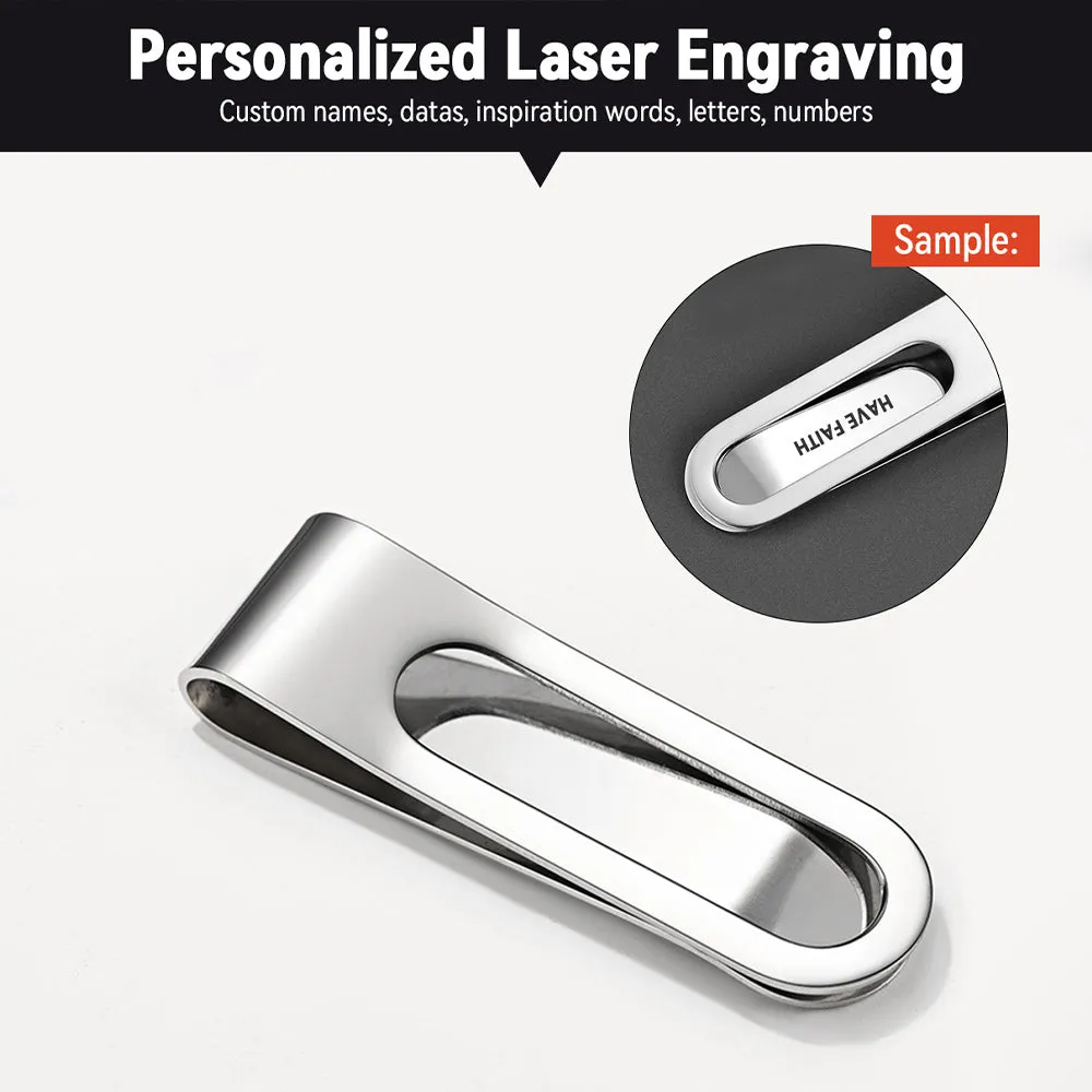 Cross Prayer Money Clip Money Card Holder for Men sold by FaithHeart product image thumbnail 5