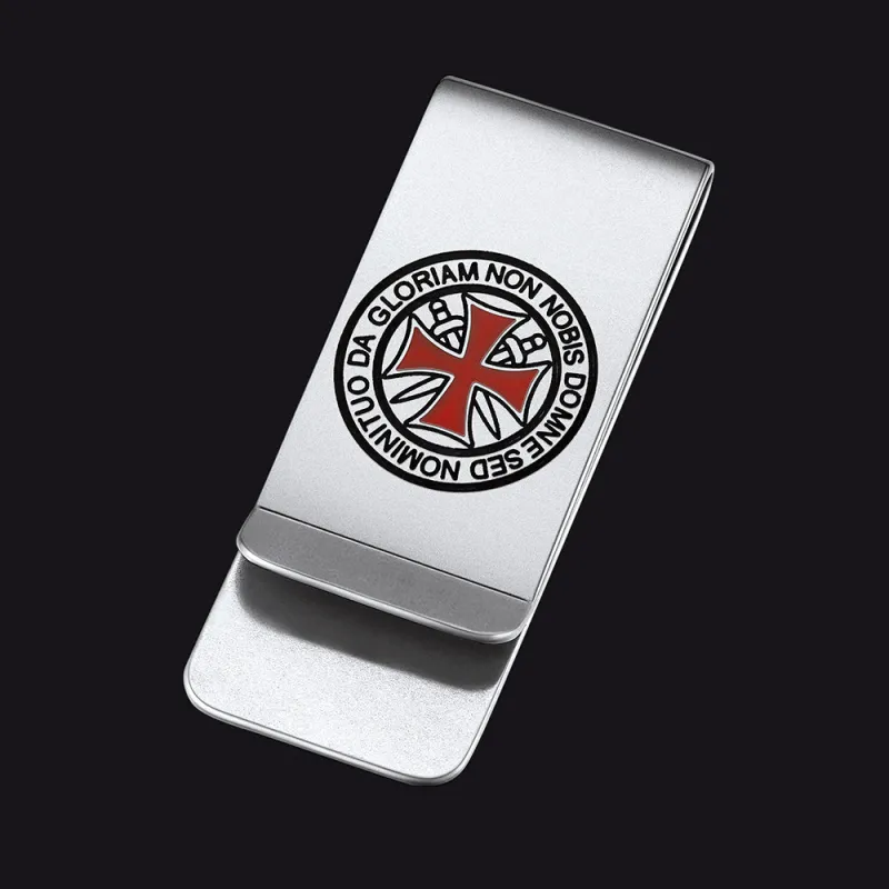 Knights Templar Cross Money Clip Credit Card Holder sold by FaithHeart