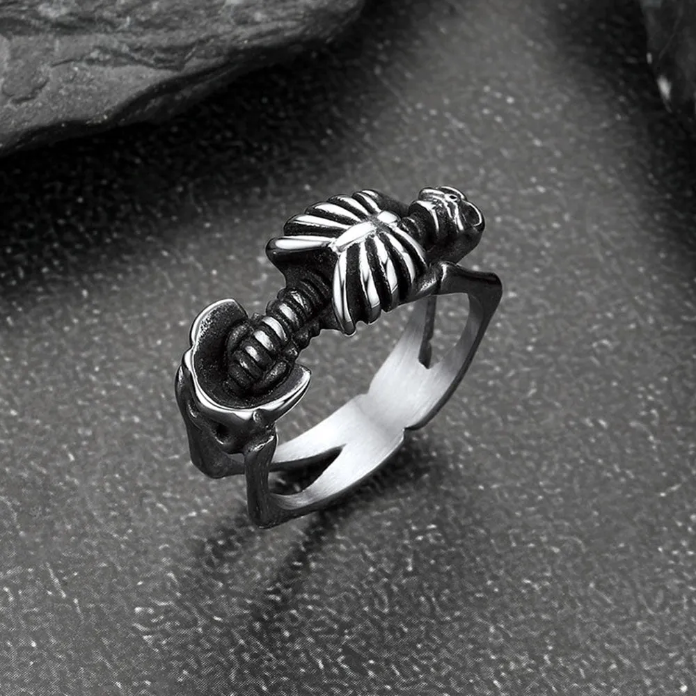 Gothic Cool Skull Rings Halloween Jewellery for Men sold by FaithHeart product image thumbnail 5
