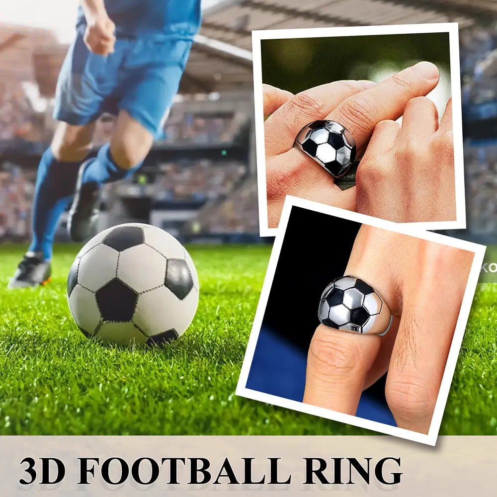 Sport Cool Football Ring Stainless Steel for Men Fans sold by FaithHeart product image thumbnail 3
