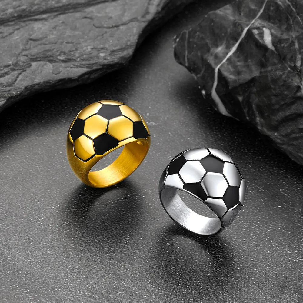Sport Cool Football Ring Stainless Steel for Men Fans sold by FaithHeart product image thumbnail 4