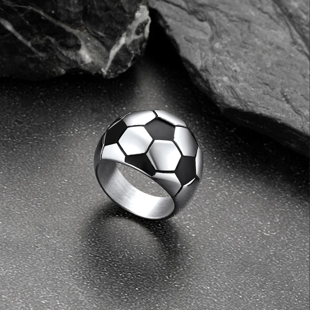 Sport Cool Football Ring Stainless Steel for Men Fans sold by FaithHeart product image thumbnail 5
