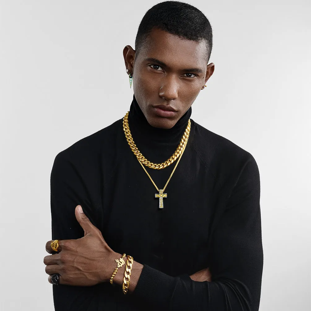 Custom Celtic Cross Urn Cremation Pendant Necklace for Ashes sold by FaithHeart product image thumbnail 2