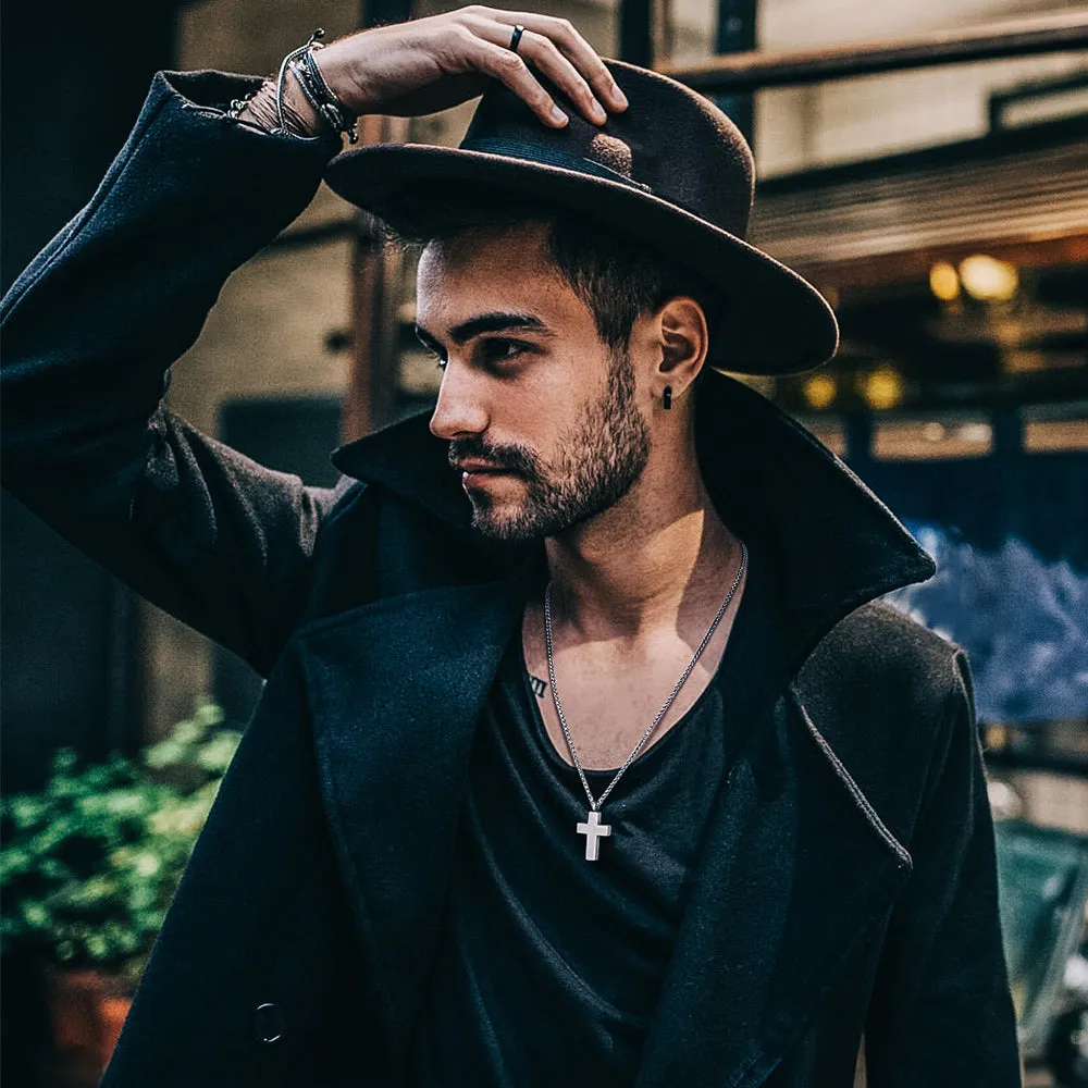 Customized Cross Cremation Urn Ashes Necklace Memorial Keepsakes Pendant sold by FaithHeart product image thumbnail 2