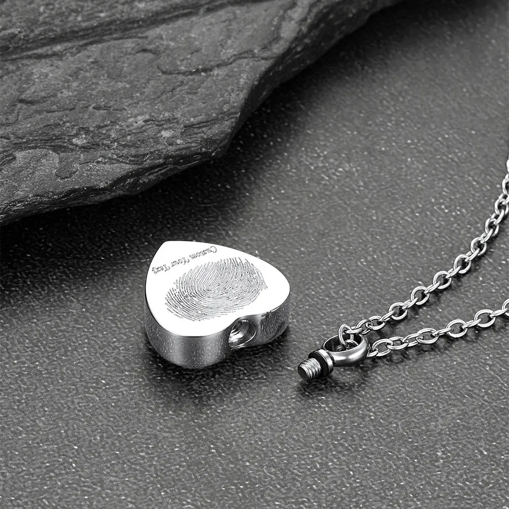 Custom Heart Urn Picture Pendant Necklaces for Ashes sold by FaithHeart product image thumbnail 5