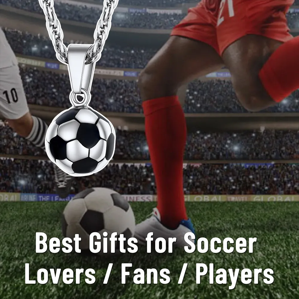 Soccer Football Necklace Lucky Charm for Men Ball Fans sold by FaithHeart product image thumbnail 3