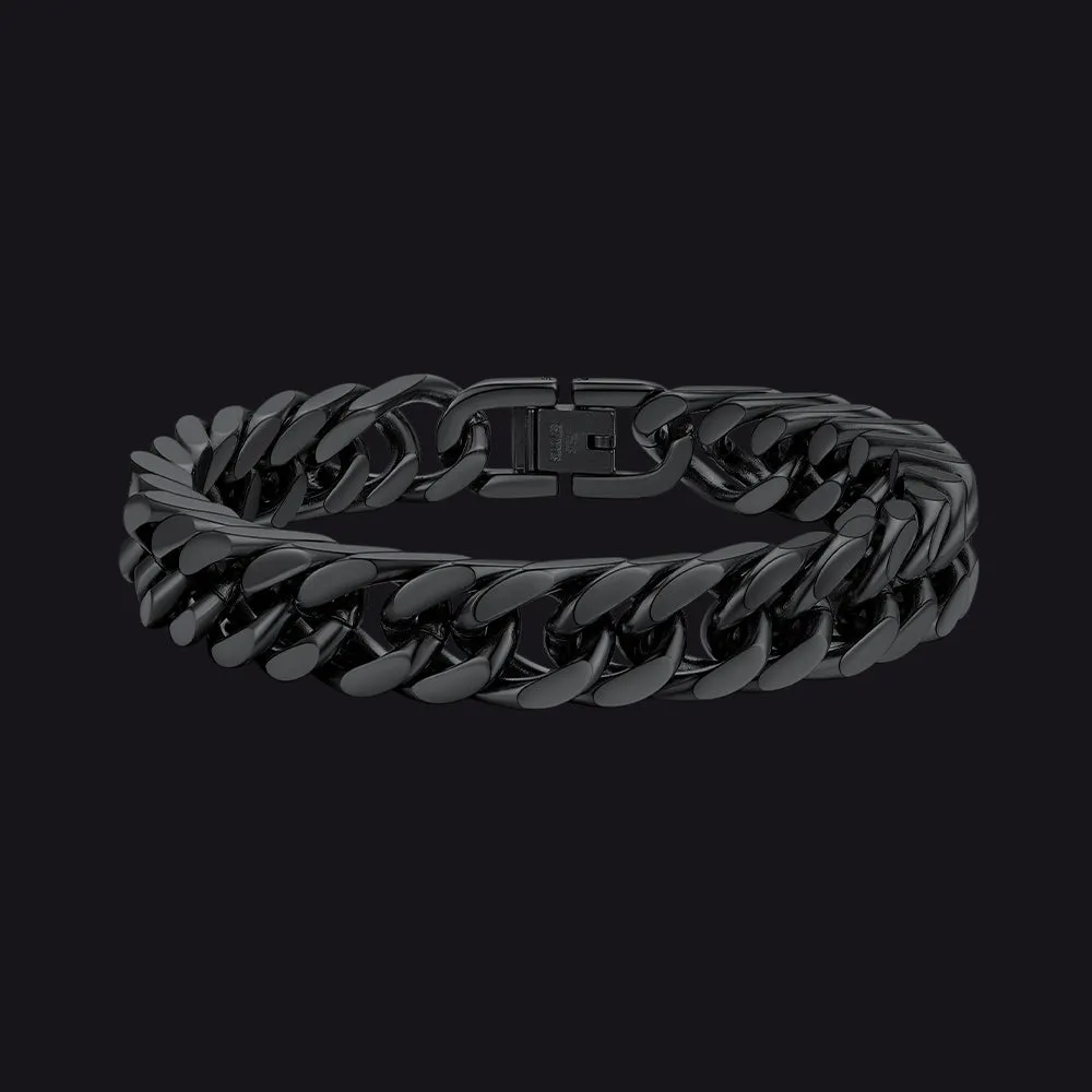 Thick Cuban Link Bracelet for Men in Stainless Steel sold by FaithHeart
