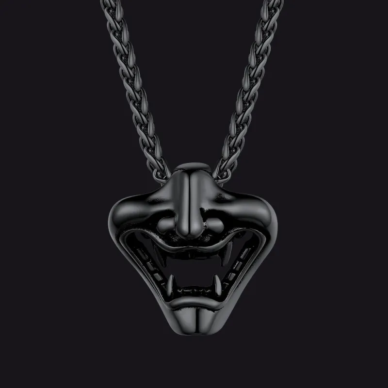 Flash Sale Gothic Devil Joker Necklace for Men sold by FaithHeart