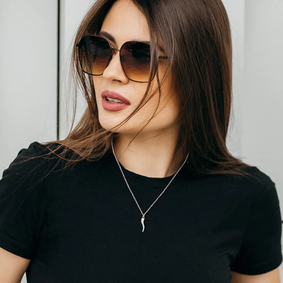 Cornicello Italian Horn Amulet Pendant Necklacefor Women sold by FaithHeart product image thumbnail 2