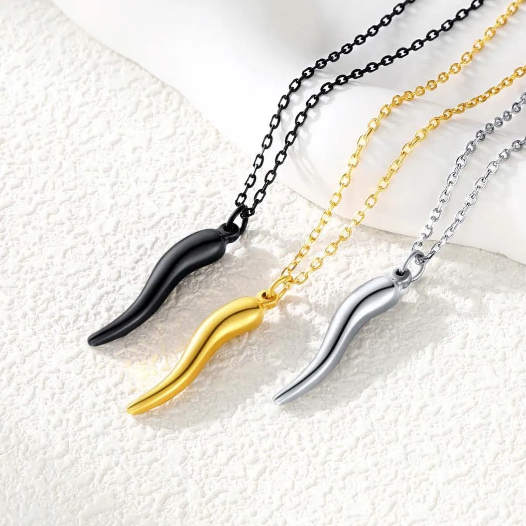 Cornicello Italian Horn Amulet Pendant Necklacefor Women sold by FaithHeart product image thumbnail 5