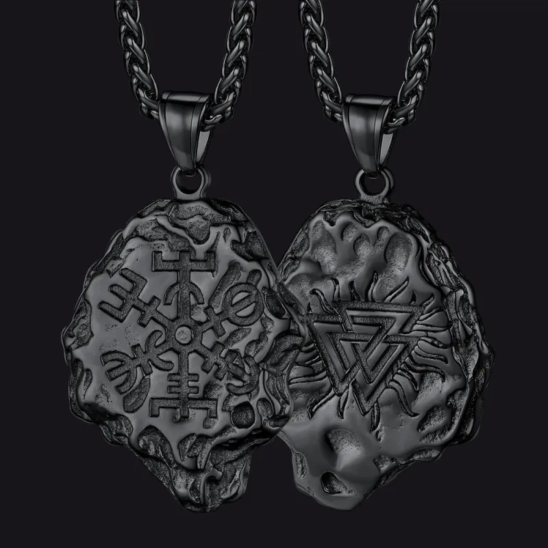 Flash Sale Viking Compass Guiding Pendant Necklace for Men sold by FaithHeart