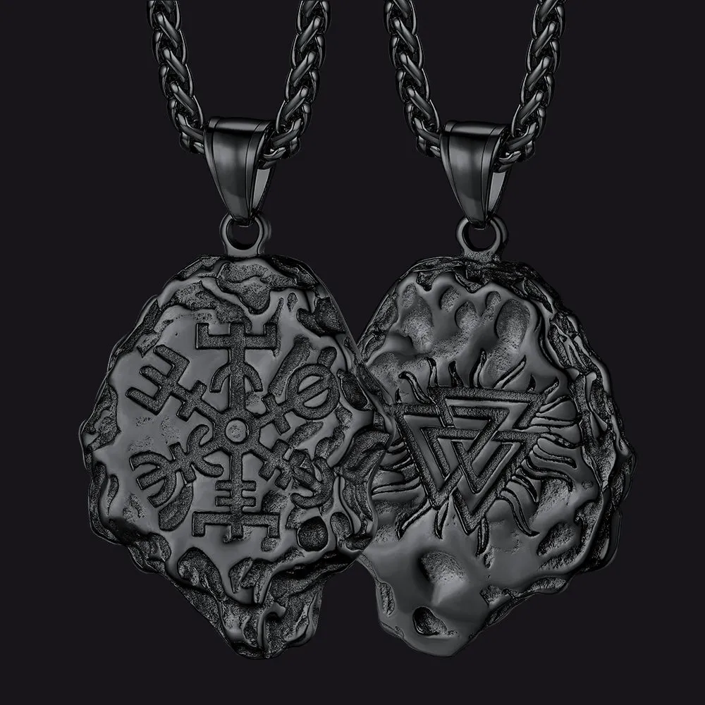 Flash Sale Viking Compass Guiding Pendant Necklace for Men sold by FaithHeart