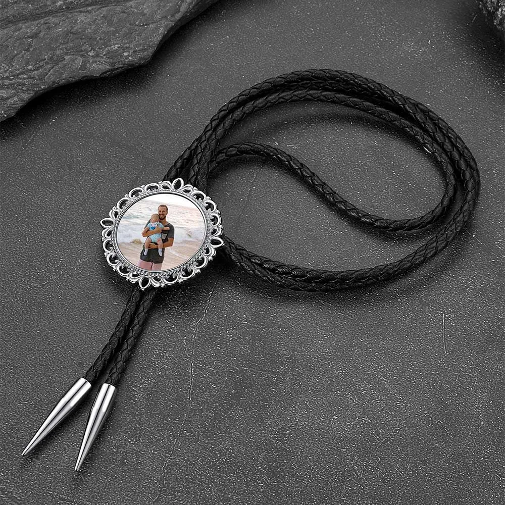 Customized Photo Bolo Ties Memorial Gift for Men Women sold by FaithHeart product image thumbnail 4