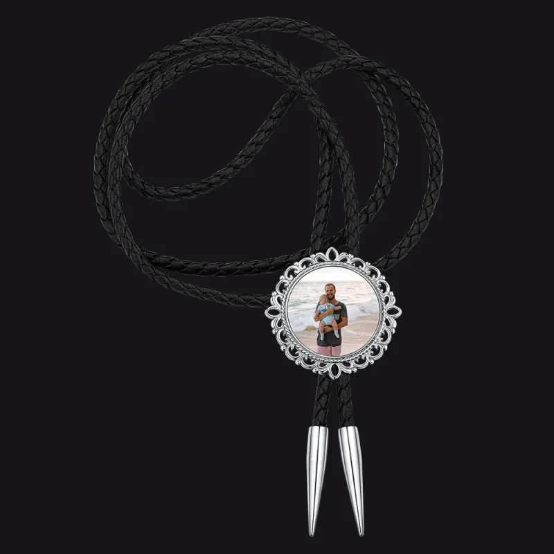 Customized Photo Bolo Ties Memorial Gift for Men Women sold by FaithHeart