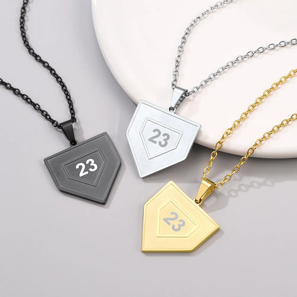 Custom Number Baseball Softball Necklace For Men Boys sold by FaithHeart product image thumbnail 4