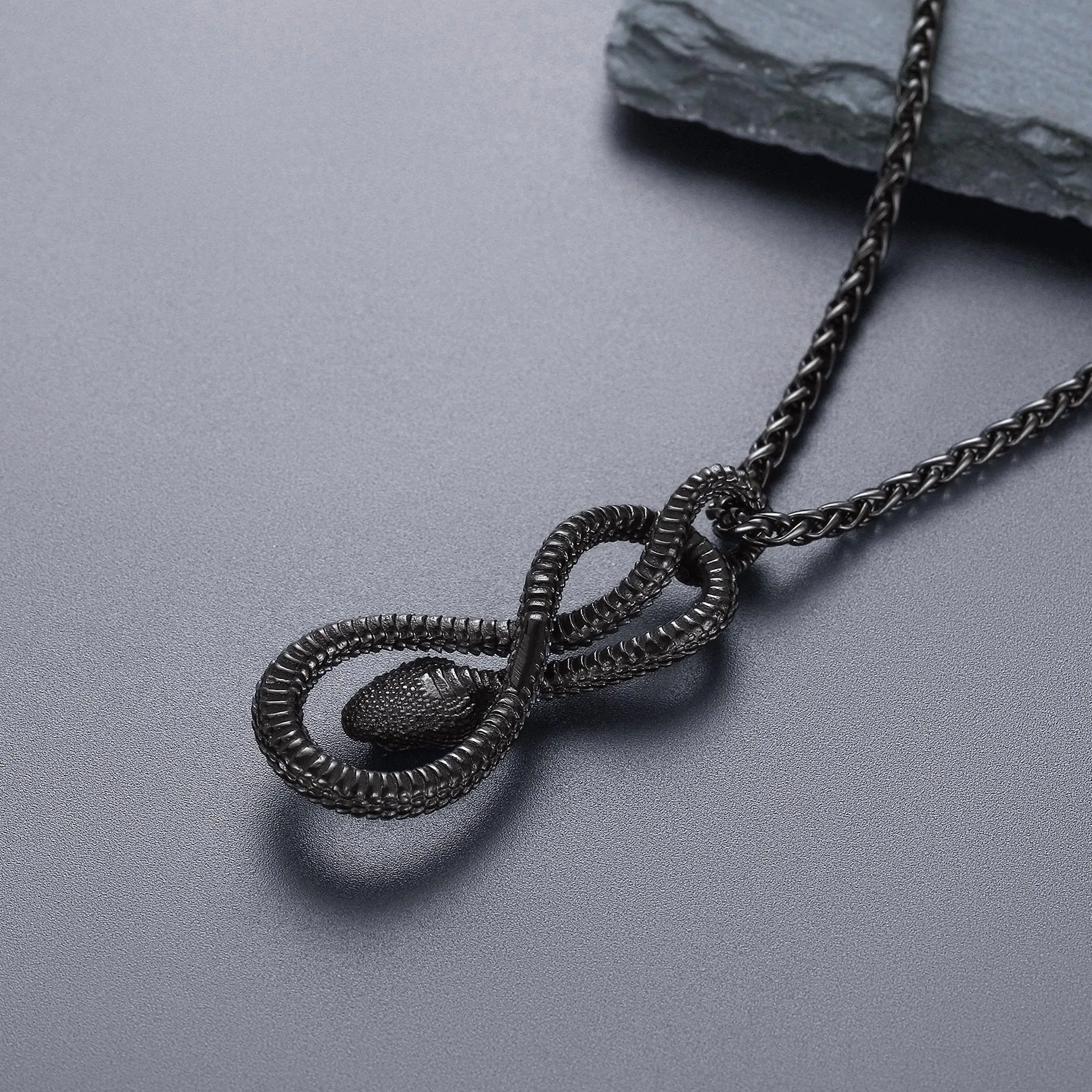 Gothic Eight Pythons Chain Armor Necklace for Men sold by FaithHeart product image thumbnail 5