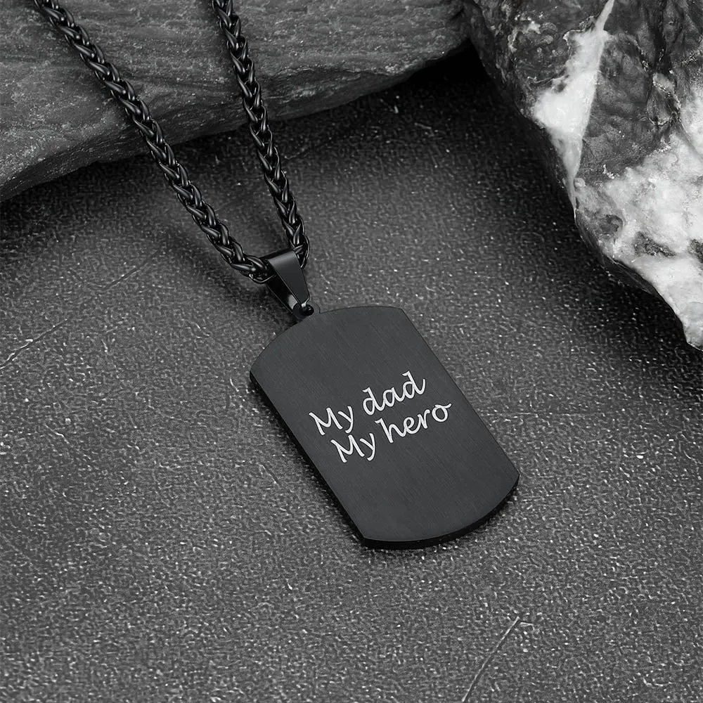Custom Photo Dog Tag Necklace with Picture Memorial Gift sold by FaithHeart product image thumbnail 4
