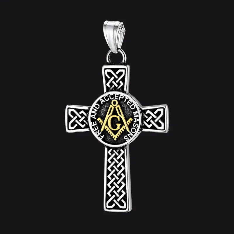 Masonic Celtic Cross Pendant sold by FaithHeart