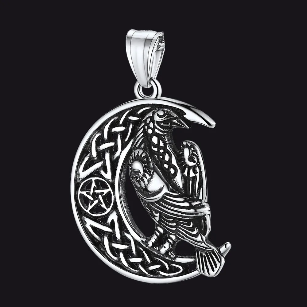 Viking Crescent Moon Pendant sold by FaithHeart
