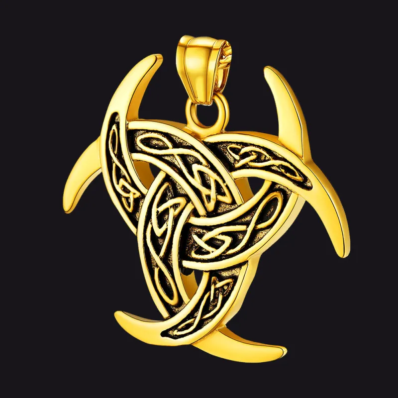 Triple Horn of Odin Pendant sold by FaithHeart