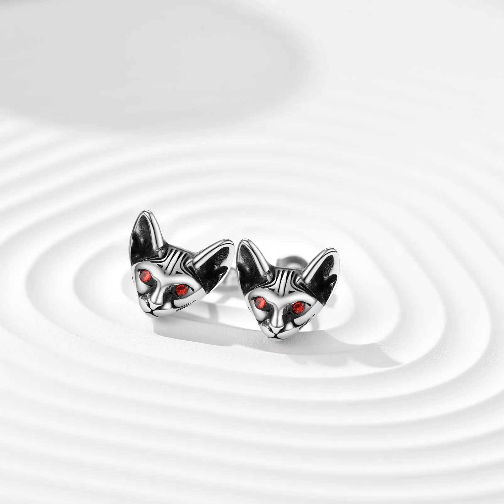 Flash Sale Quirky Cat Kitten Stud Earrings For Men Women sold by FaithHeart product image thumbnail 5