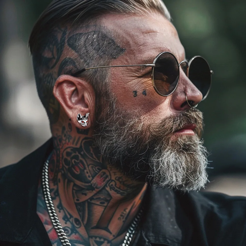 Flash Sale Quirky Cat Kitten Stud Earrings For Men Women sold by FaithHeart product image thumbnail 3