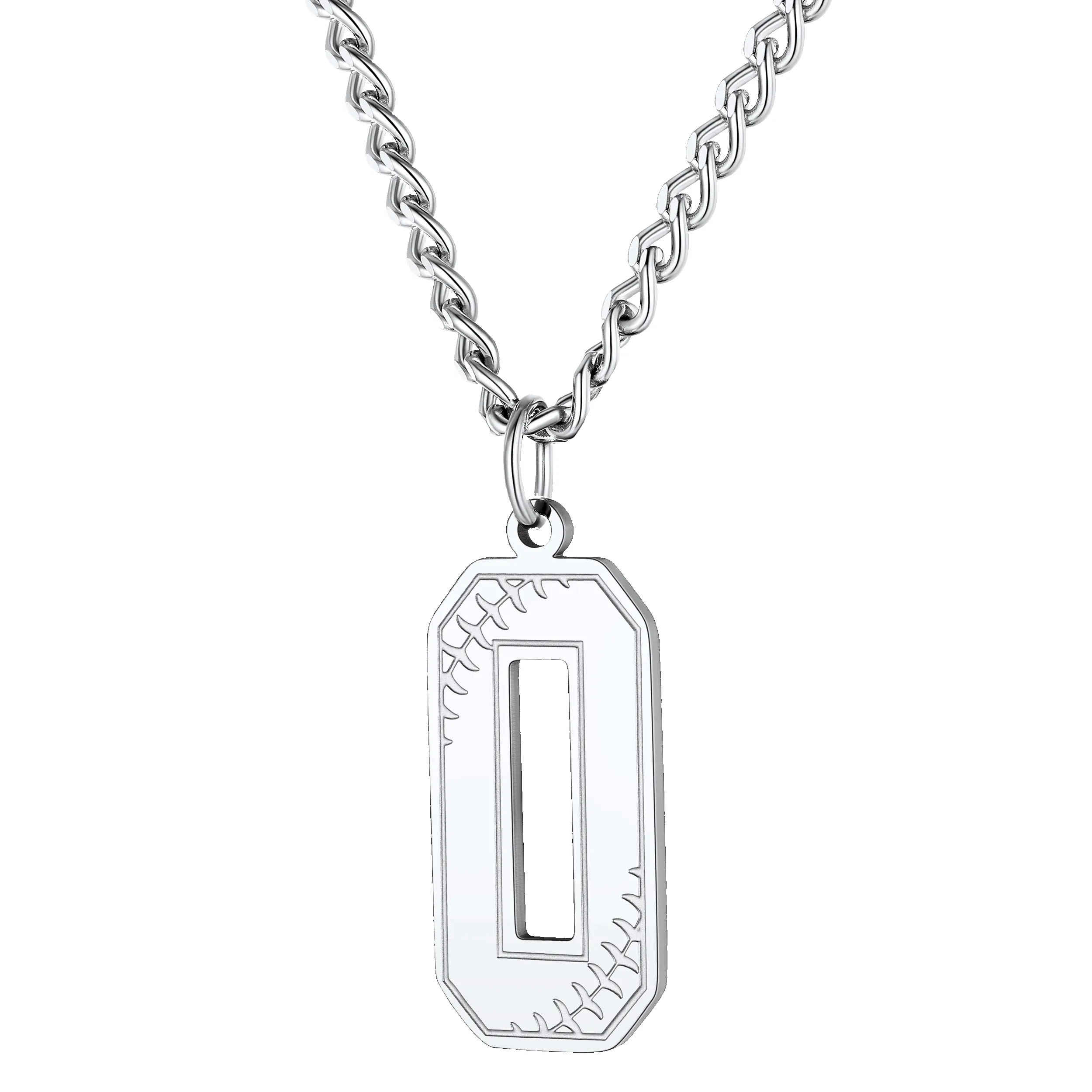 Custom Baseball Jersey Number Pendant Necklace for Men Women sold by FaithHeart