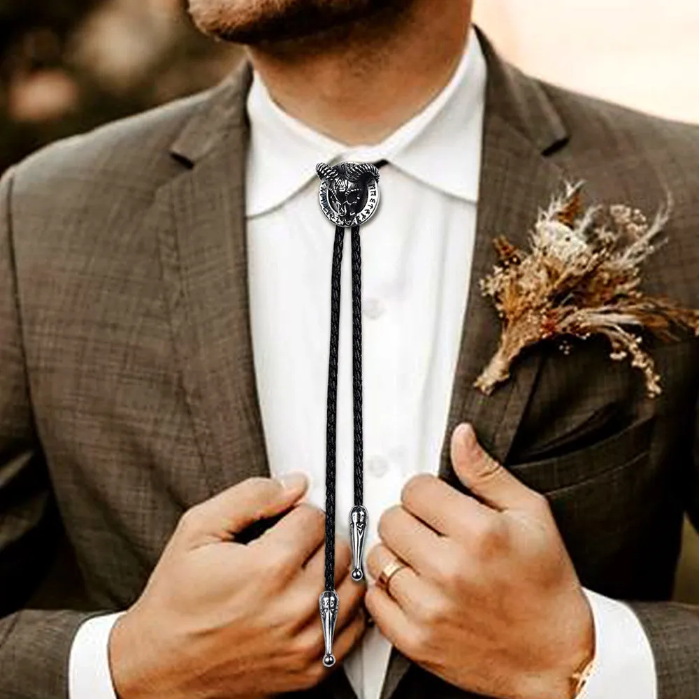 Satanic Baphomet Goat Bolo Tie for Men Women sold by FaithHeart product image thumbnail 3