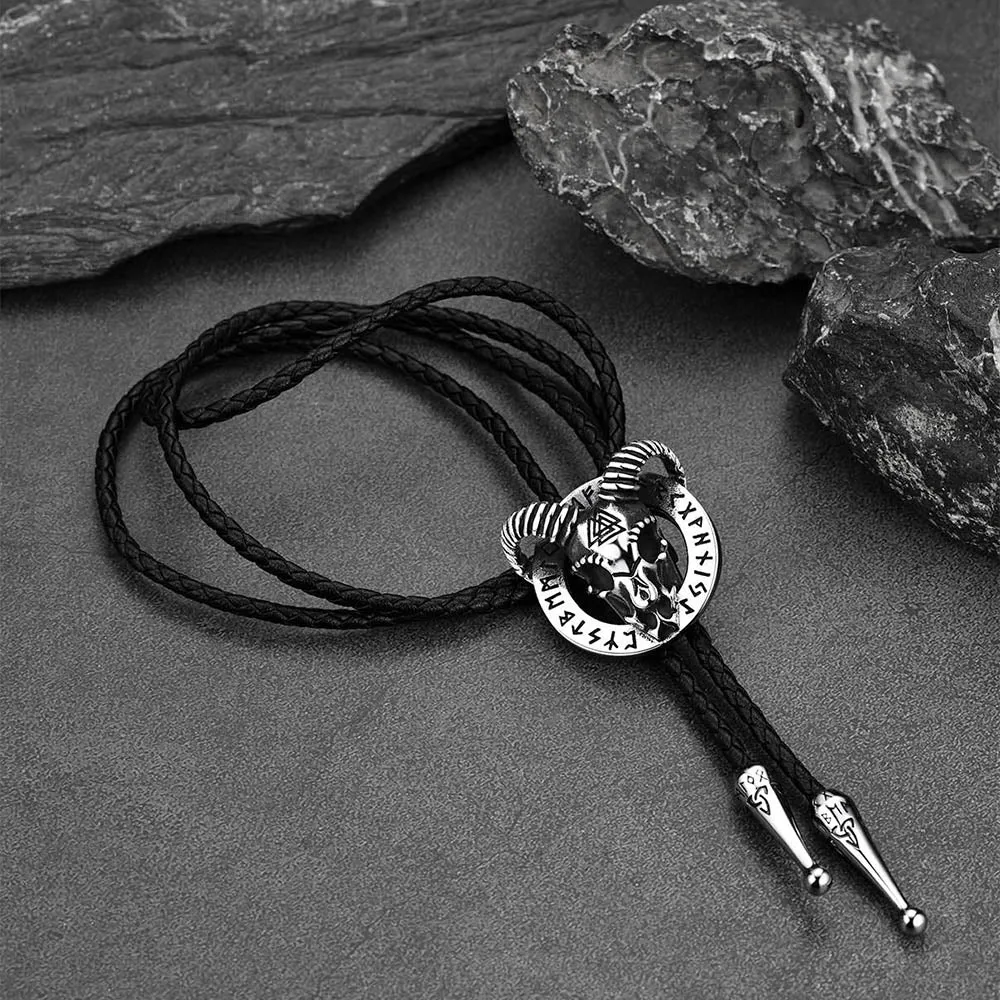 Satanic Baphomet Goat Bolo Tie for Men Women sold by FaithHeart product image thumbnail 4