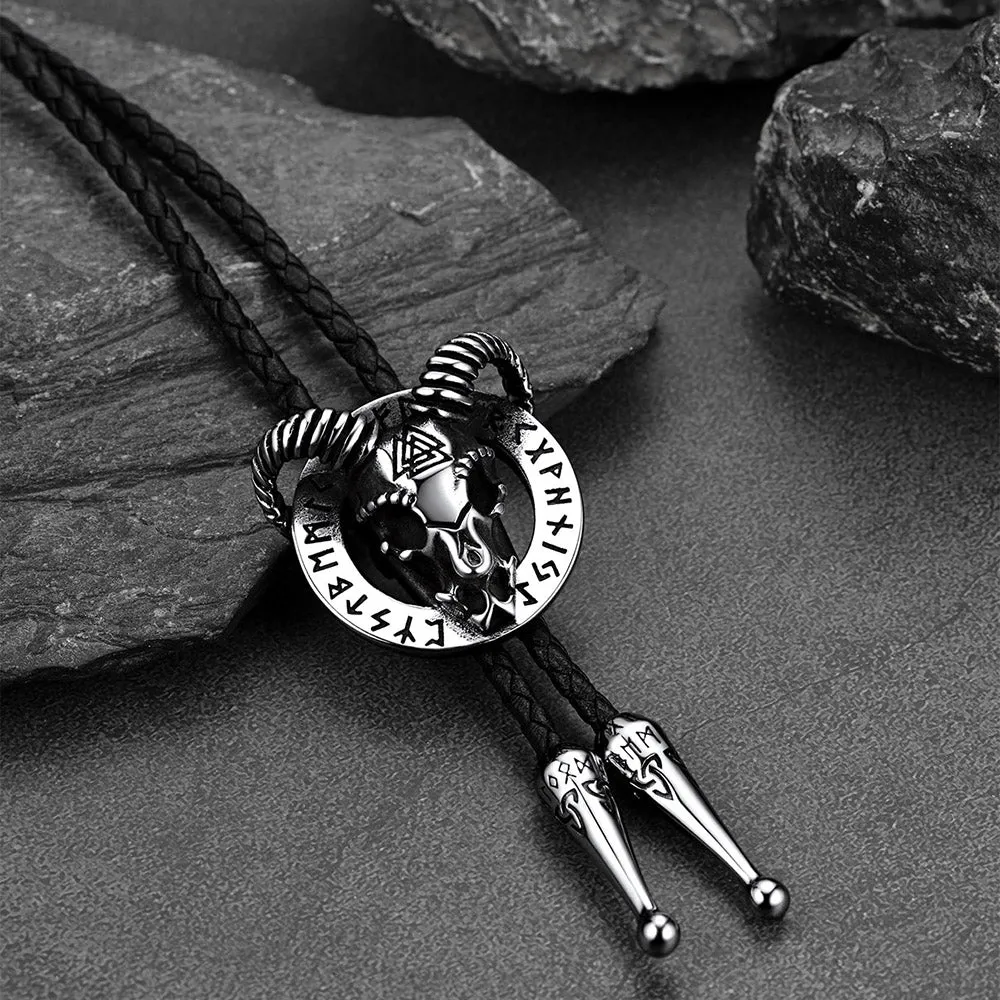 Satanic Baphomet Goat Bolo Tie for Men Women sold by FaithHeart product image thumbnail 5