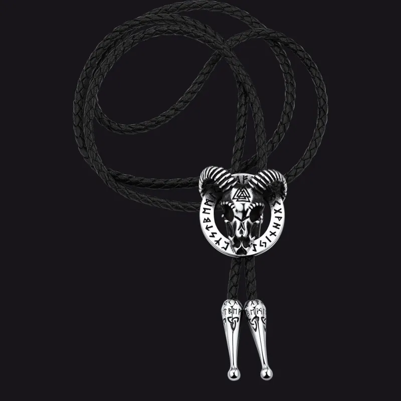 Satanic Baphomet Goat Bolo Tie for Men Women sold by FaithHeart