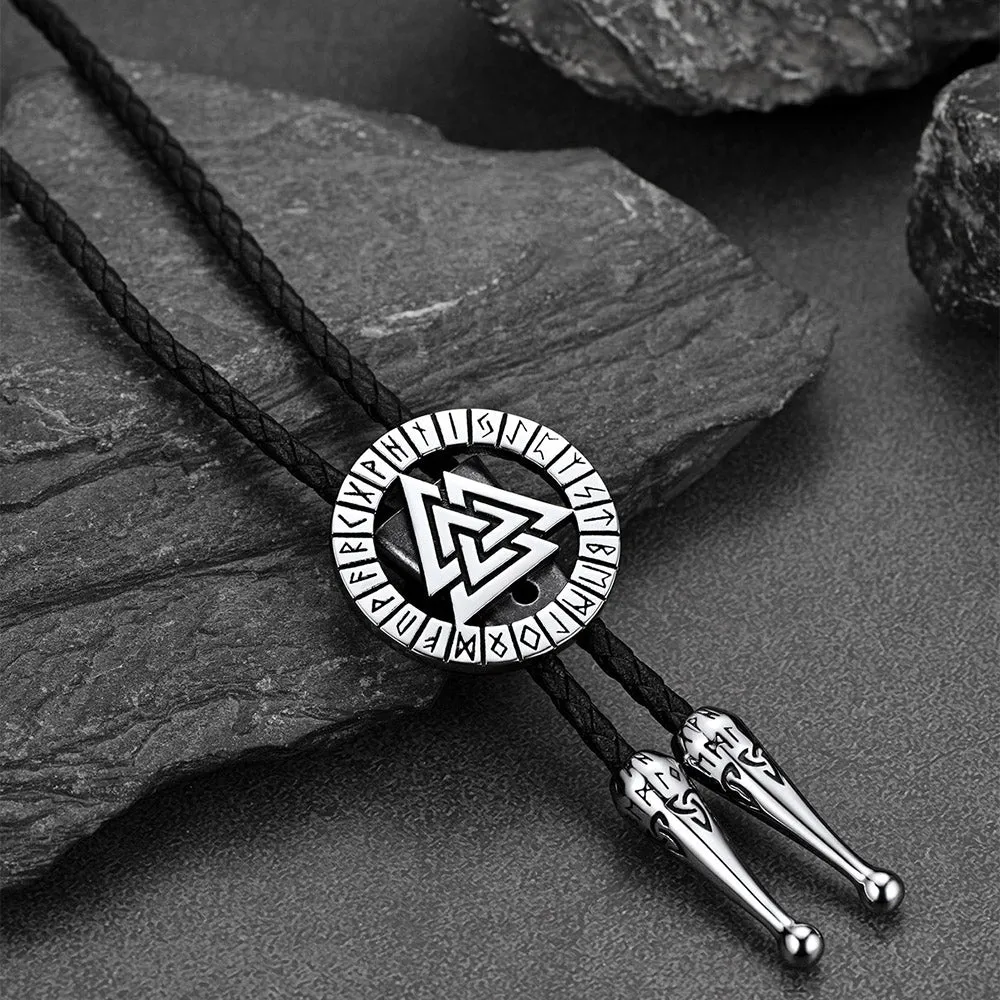 Viking Valknut Bolo Tie for Men Women sold by FaithHeart product image thumbnail 5