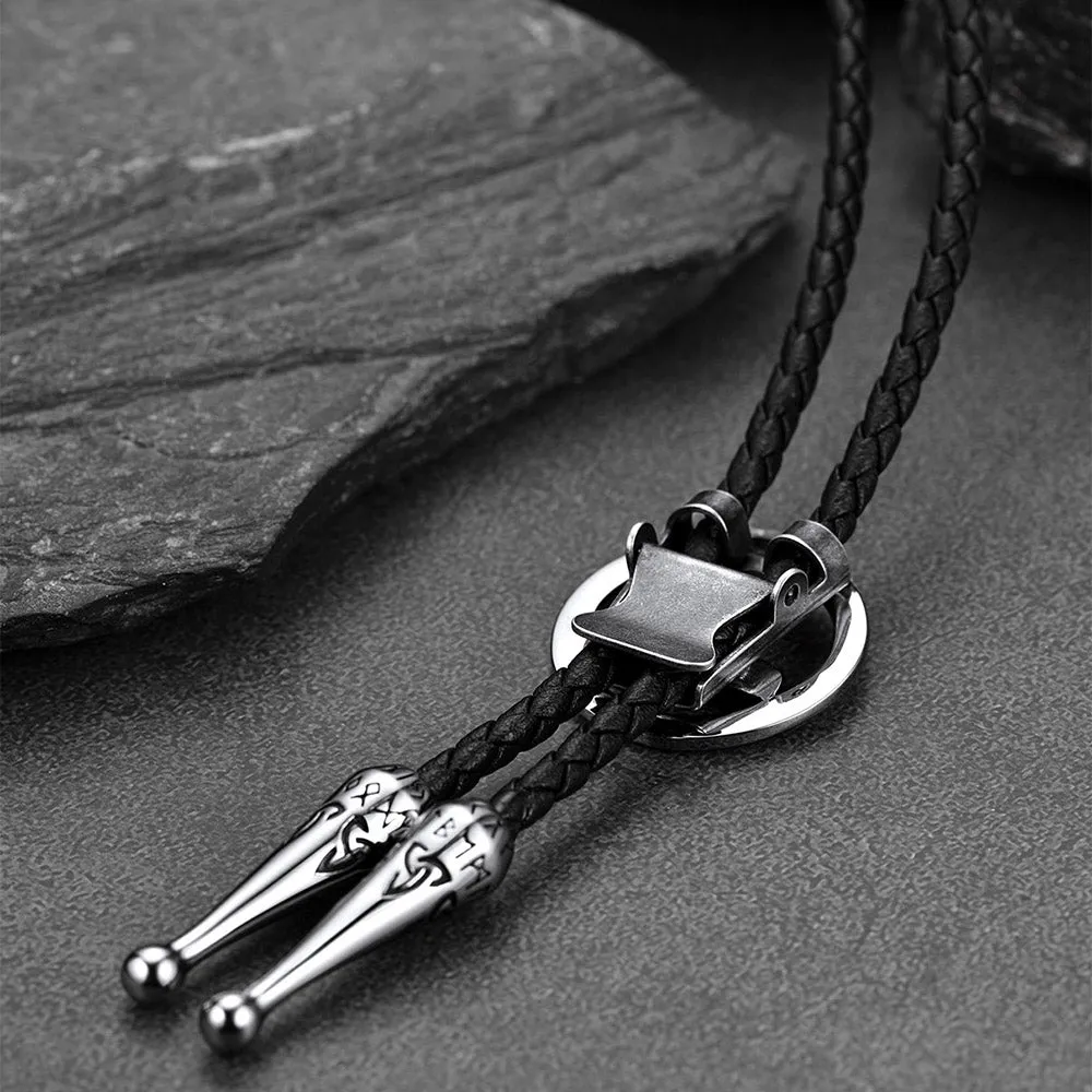 Viking Thor's Hammer Bolo Tie for Men Women sold by FaithHeart product image thumbnail 4