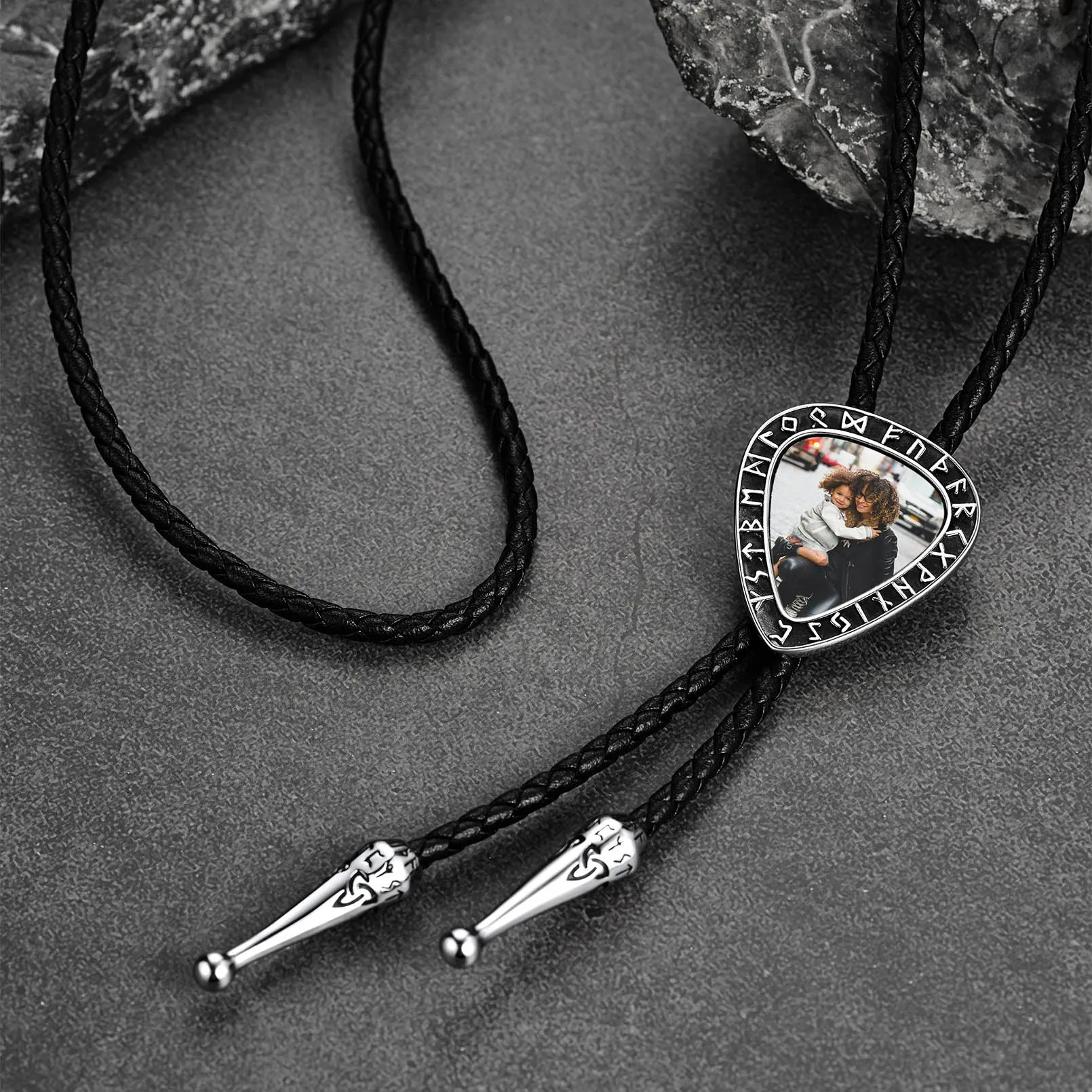 Customized Heart Picture Bolo Ties for Men Women sold by FaithHeart product image thumbnail 4
