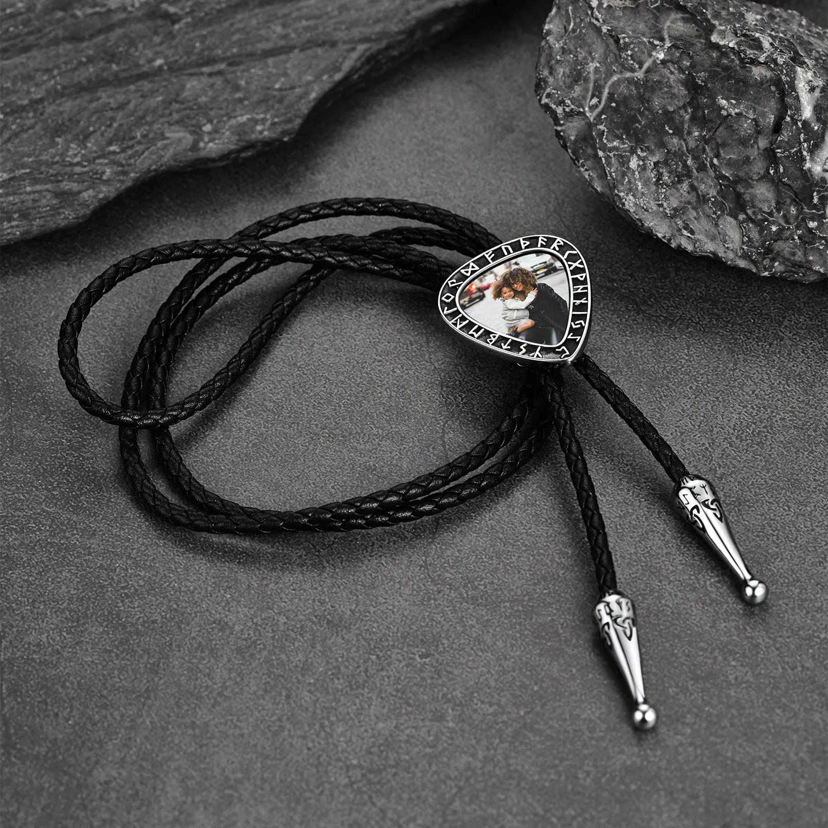 Customized Heart Picture Bolo Ties for Men Women sold by FaithHeart product image thumbnail 3