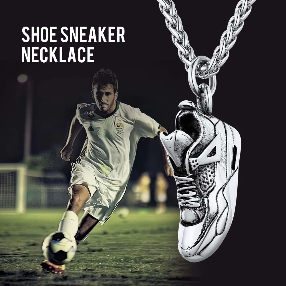 Sport Shoe Sneaker Necklace Pendant for Men Women sold by FaithHeart product image thumbnail 2