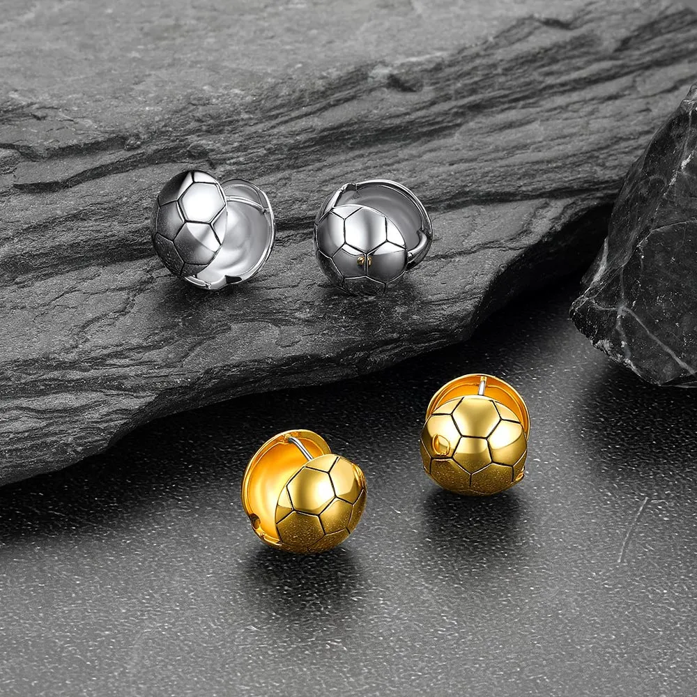 Soccer Sport Stud Earrings for Men Women sold by FaithHeart product image thumbnail 3