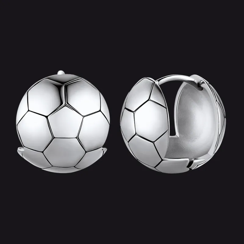 Soccer Sport Stud Earrings for Men Women sold by FaithHeart