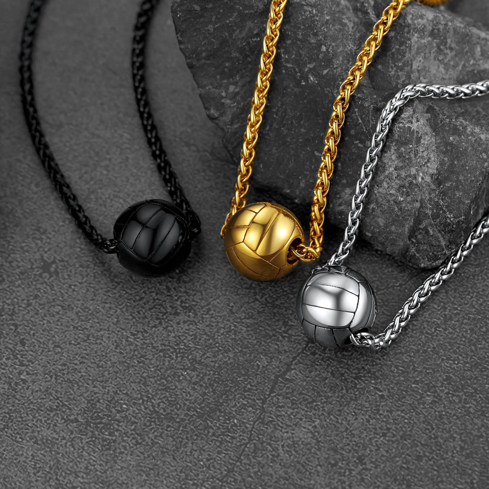 Sport Volleyball Necklace Pendant for Men Women sold by FaithHeart product image thumbnail 3